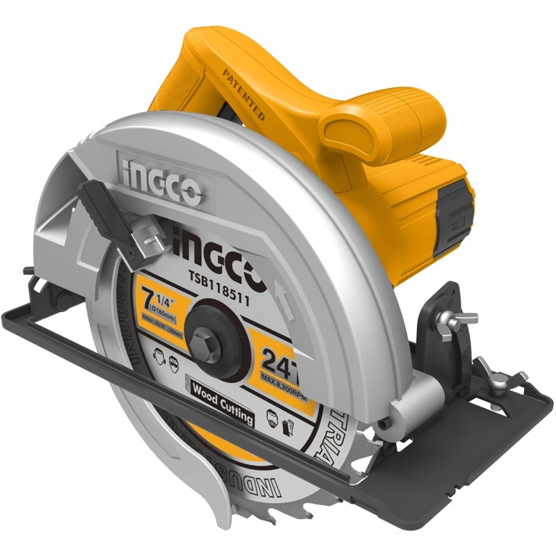 INGCO CIRCULAR SAW 180MM 1200W CS18518