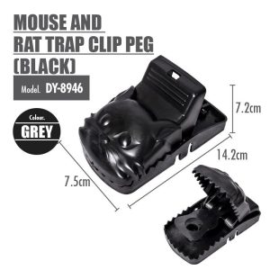 HOUZE MOUSE & RAT TRAP CLIP PEG BLACK - DY-8946