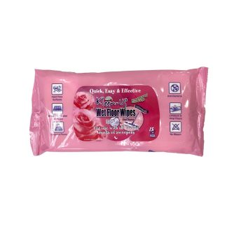 KLEEN-UP™ WET FLOOR WIPES 15S -LEMONFRESH