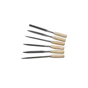 B&N™ 6 PCS 4" WOOD HANDLE FILE SET