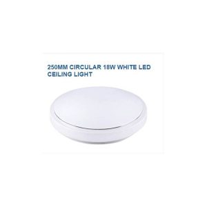 SHOWY CIRCULAR LED 6500K WHITE CEILING LIGHT(280) 18W 250MM