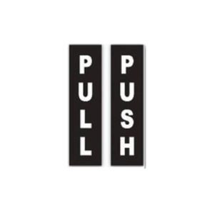 DOOR SIGN STICKER 40MM X 150MM
