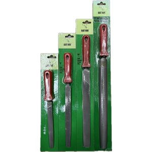 B&N™ HALF ROUND FILE W/HANDLE 2ND CUT