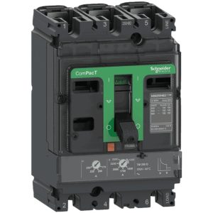 SCHNEIDER COMPACT NSX160F MCCB BREAKER, 36KA AT 415VAC, 3P 3D, TMD 100A