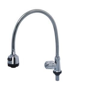 SHOWY SINK PILLAR TAP C/W 60CM F/SPOUT 2575J-F60