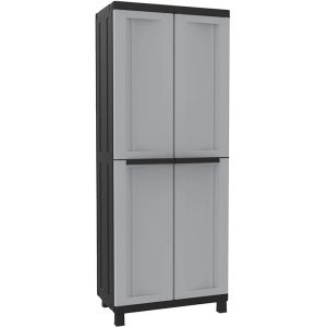 TERRY TWIST BLACK 268 CABINET 2 DOOR 3 ADJ. SHELVES TR2708
