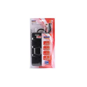 MORRIES 3WAY EXTENSION CORD 2M W/ SURGE PROTECTOR MS3838N3