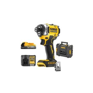 DEWALT 20V MAX BL HIGH TORQUE IMPACT DRIVER W/1.7AH PS BATTERY DCF860E1T-B1