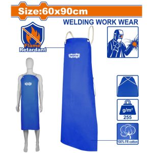 WADFOW 9OZ GREEN SATE FLAME RETARDANT COTTON APRON 60X90CM WZNA001