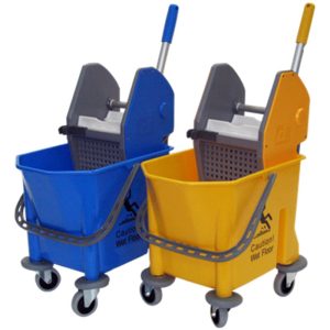 KLENCO KLEANWAY SINGLE 25L MOPPING BUCKET W/ WRINGER
