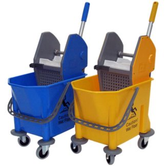 KLENCO KLEANWAY SINGLE 25L MOPPING BUCKET W/ WRINGER