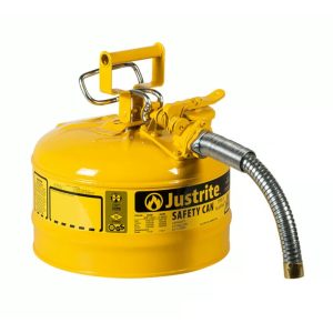 JUSTRITE 4L/1 GALLON TYPE I STEEL SAFETY CAN W/TRIGGER - 10301 (RED)