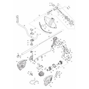 MAKITA UR013G CORDLESS GRASS TRIMMER SPARE PARTS