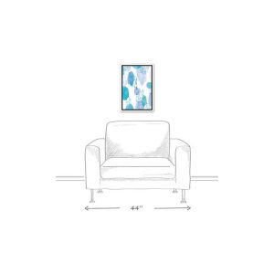 BWC 12X18 BLUE & WHITE CANVAS
