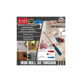 IRON BULL DGF-606 6IN (-) SCREWDRIVER