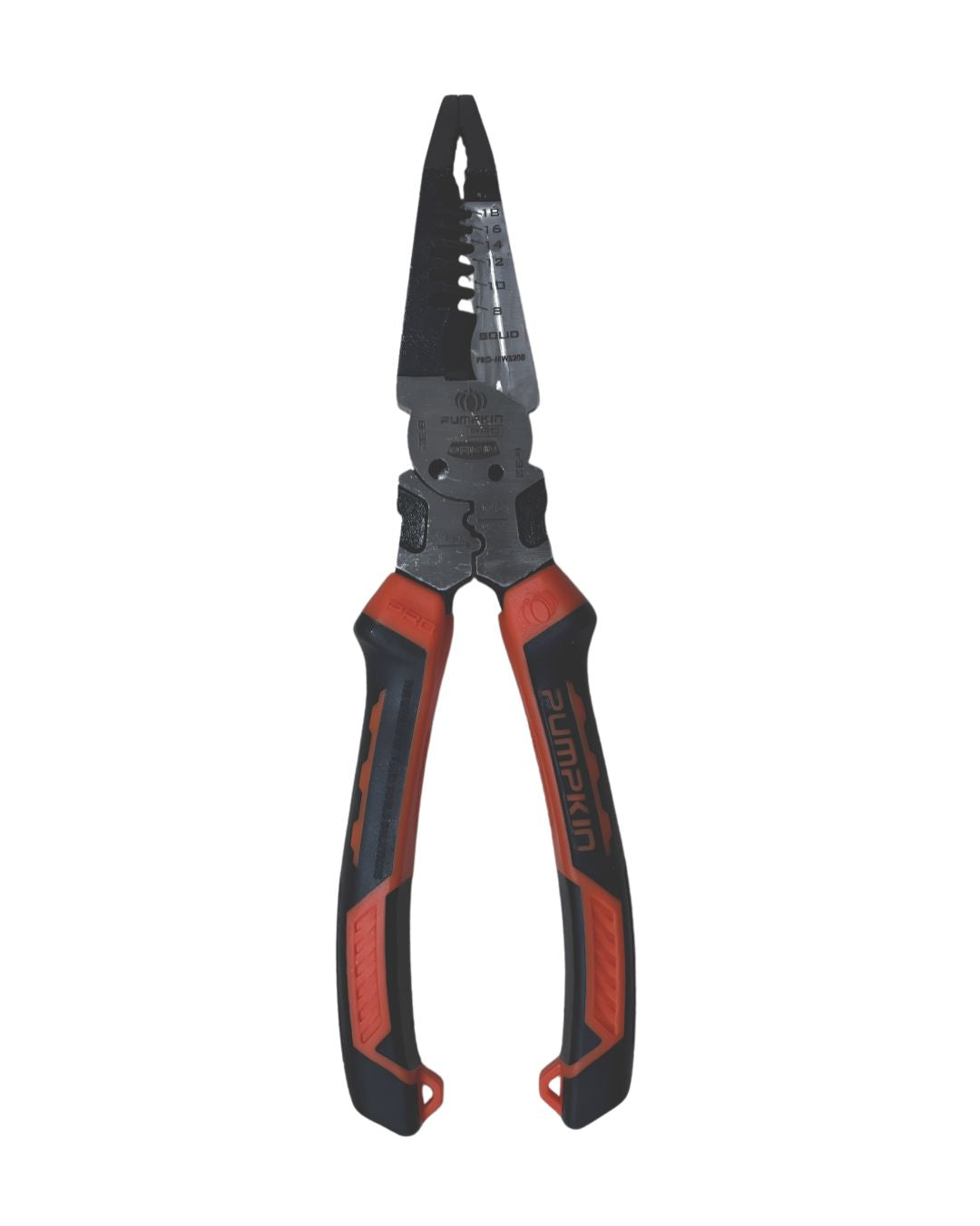 Pumpkin Pro Origin Wire Stripping Long Nose Combination Plier 8.5" | Model: PM17824