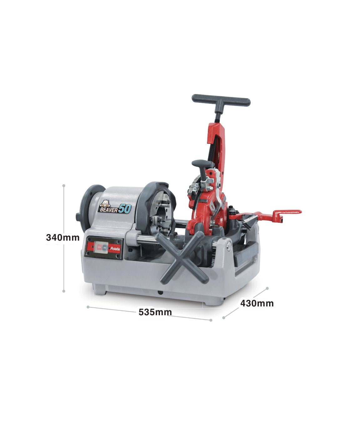 Asada 2" Threading Machine Beaver (Manual) 50m | Model: TM-AS-B50M