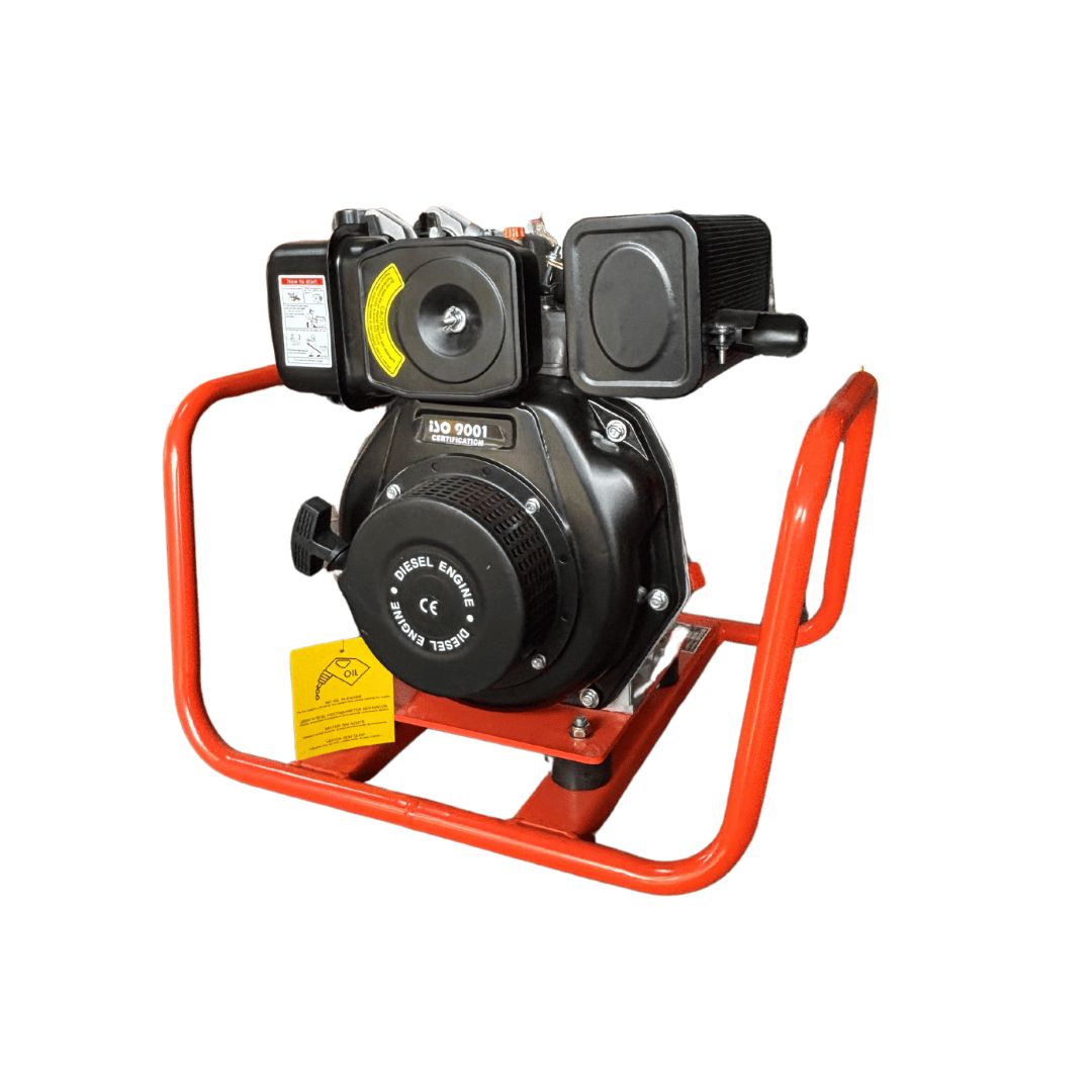 Aiko Diesel Vibrator Engine 178F C/W Fixed Base And Coupling Pin | Model: CV-ZE-5