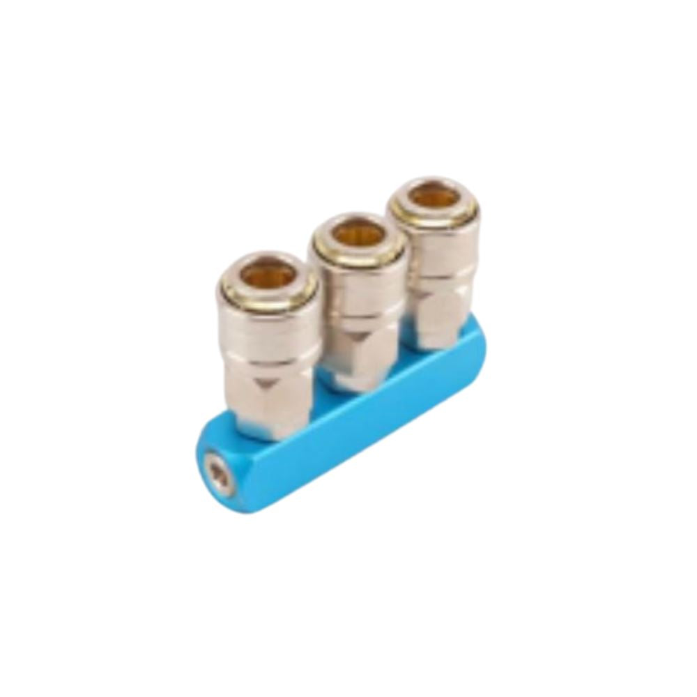 Aiko 3 Way Flat Quick Coupling - Quick Release  | Model : QC-F3-QR