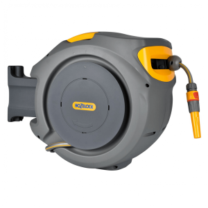 Hozelock 2401 Automatic Retractable Water Hose Reel Wall Mount (20m) | Model : 018-221-2490