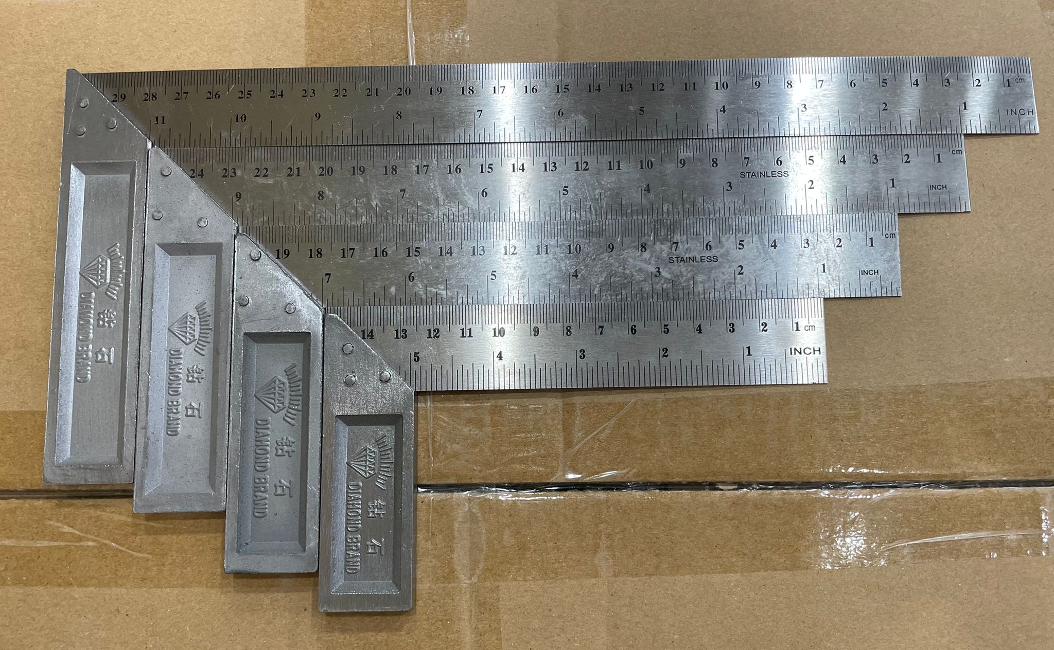 Try Square L-Scale Ruler 6"/8"/10"/12" | Model : TRY-