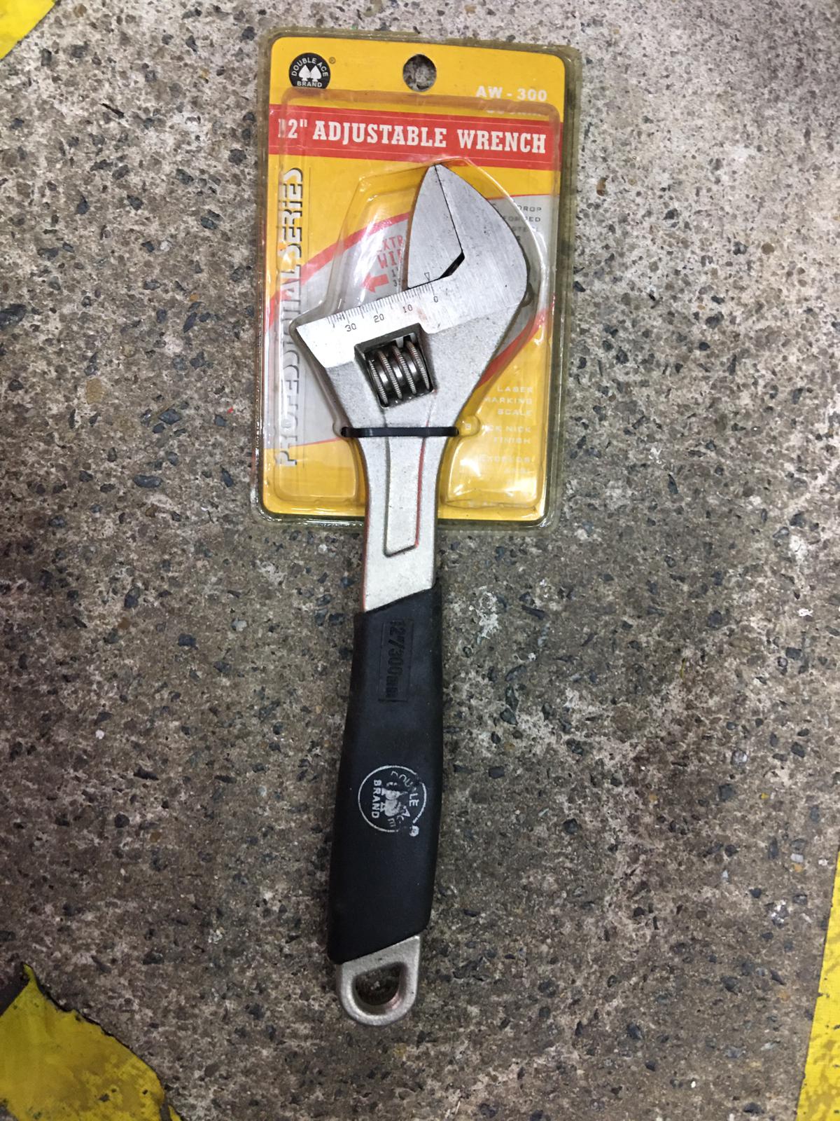 Double Ace Adjustable Wrench 12" | Model : ADJ-DA12 (AW-300)