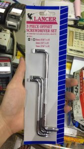 Lancer 3pieces Offset Screwdriver Set | Model : SD-P03076A