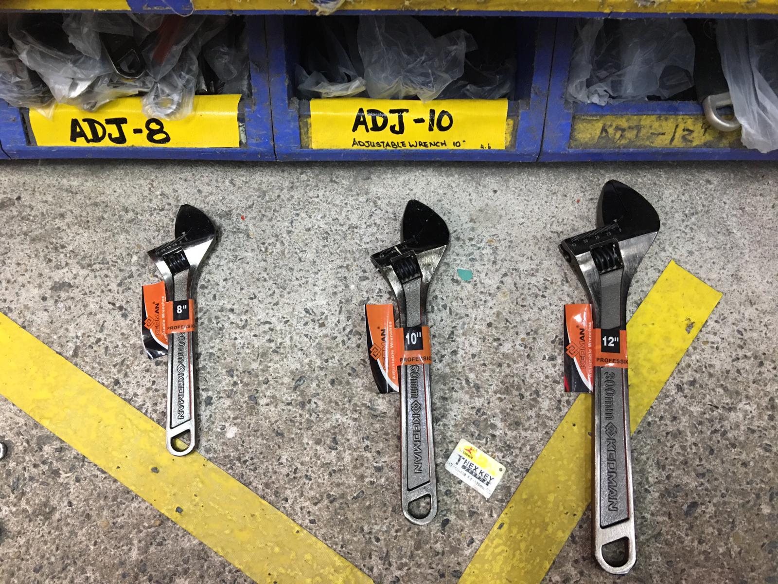 Adjustable Wrench |Size : 8",10",12" | Model : ADJ-