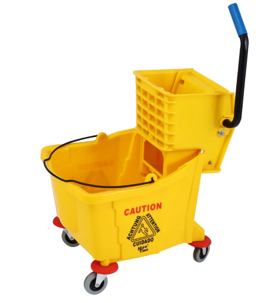 Aiko 32L Single Mop Trolley with Side Press and Handle | Model : MOPTRL-B040D
