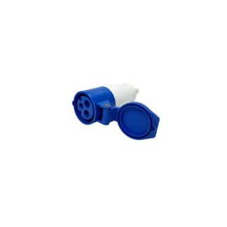 OREX INDUSTRIAL SOCKET - 2132, 3 PINS, 16AMPS, 240
