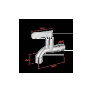 BI CARE BN-208011 SS304 BIB TAP