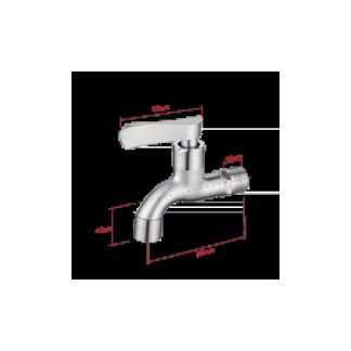 BI CARE BN-208011 SS304 BIB TAP