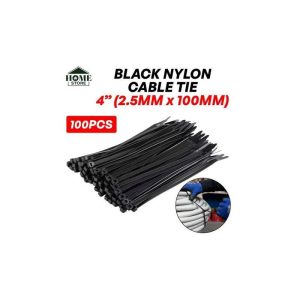 4IN 100MM X 2.5MM CABLE TIE BLACK
