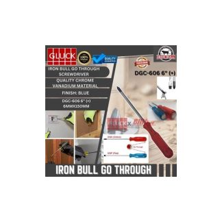 IRON BULL DGC-606 6IN (+) SCREWDRIVER