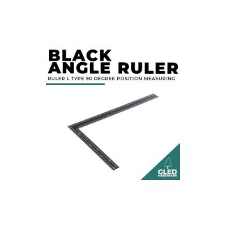CIZEN 400MM X 600MM BLACK ANGLE RULER