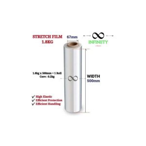 Stretch Film 1.8kg x 500mm Clear