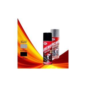 Anchor Heat Resistant Spray Paint Black 600°C