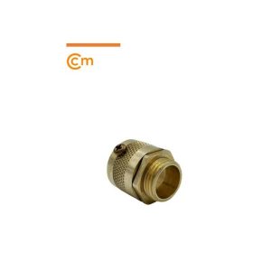 CCM 1""-3/4"" BRASS ADAPTOR W LOCK NUT
