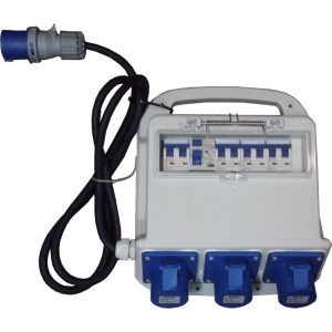 3 WAY(IP44) SOA W/RCCB & 3XMCB  PLASTIC CASING