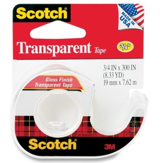 3M SCOTCH TRANSPARENT TAPE 3/4"X300" - 157S
