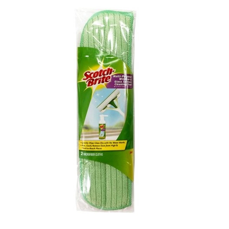 3M SCOTCH BRITE MP WINDOW & GLASS S/CLEANER MICROFIBER REFILL-2PP AS800RM-E
