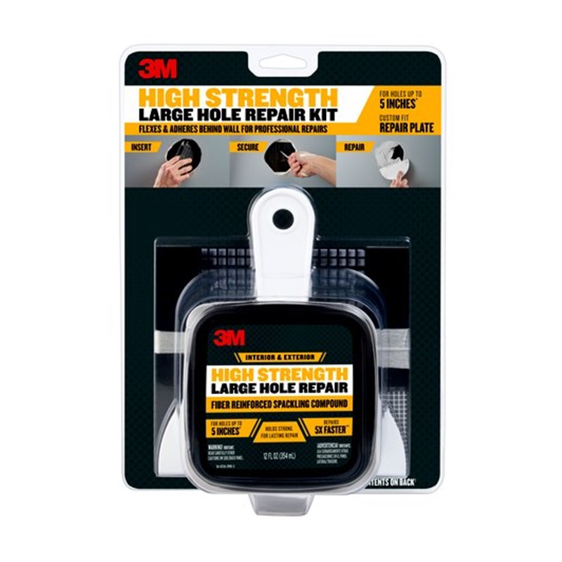 3M HIGH STRENGTH LARGE HOLE REPAIR COMPOUND KIT 354ML / LHR-KIT