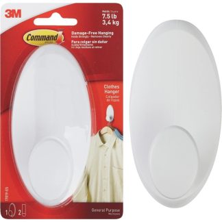 3M COMMAND CLOTH HOOK 1HOOK 2STRIP - 17019-ES