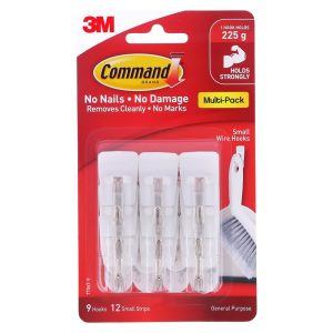 3M COMMAND SMALL WIRE HOOKS - 17067ANZ