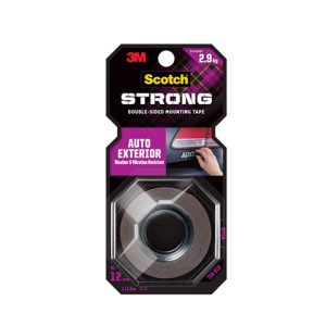 3M SCOTCH AUTO EXTERIOR DOUBLE SIDED MOUNTING TAPE 12MM X 1.5M 710-S12 BLACK