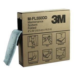 3M MAINTENANCE SORBENT FOLDED M-FL550DD, HIGH CAPACITY