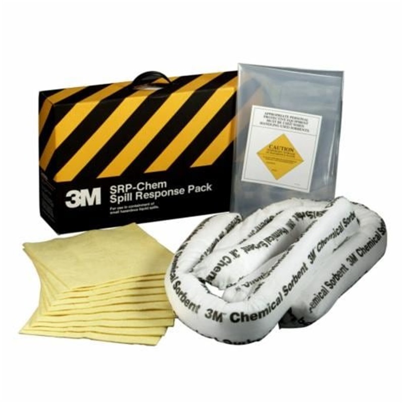 3M CHEMICAL SORBENT SPILL RESPONSE PACK 3BOX/CASE SRP-CHEM