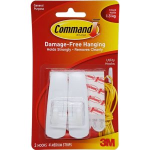 3M COMMAND MEDIUM HOOKS - 17001ANZ