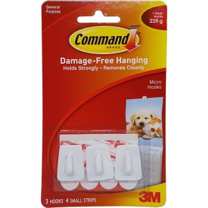 3M COMMAND MICRO HOOKS - 17066ANZ