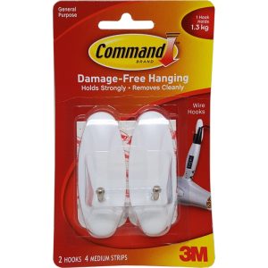 3M COMMAND WIRE MEDIUM HOOKS - 17068ANZ
